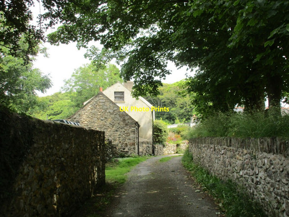 Photo 6"x4" Lane by the church at St. Nicholas St Nicholas\/SM9035 c2015