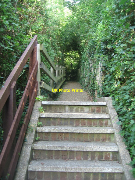 Photo 6"x4" Keep fit going to church Guildford c2015