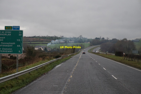 Photo 6"x4" The N13 towards Letterkenny Manorcunningham c2015
