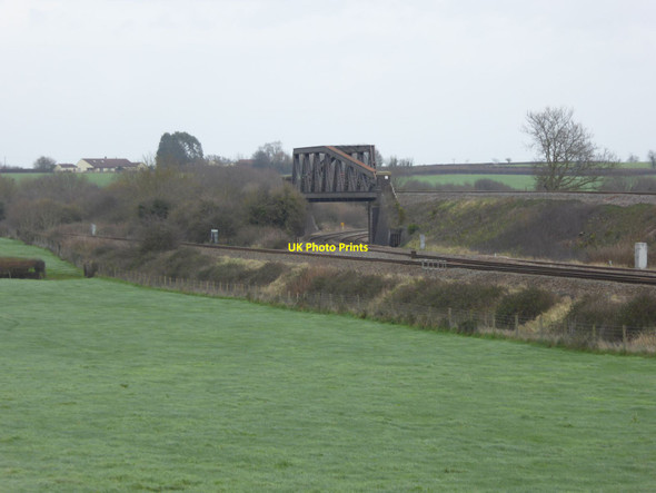 Photo 6"x4" Railway bridge at Cogload Junction Outwood\/ST3028 c2015