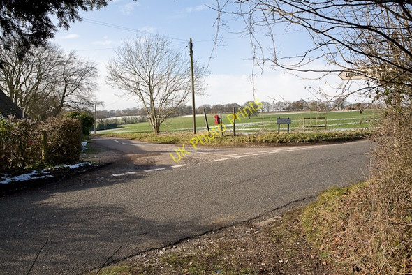 Photo 6"x4" Church Lane emerges onto the road at Lane End Lane End\/SU5525 c2009