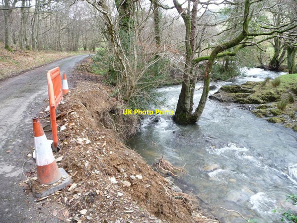 Photo 6"x4" Cass or Halls Beck, still high but falling Orthwaite c2016