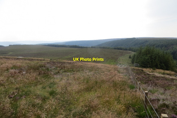 Photo 6"x4" Moorland above Slate Cleuch Drycleuch Law c2015
