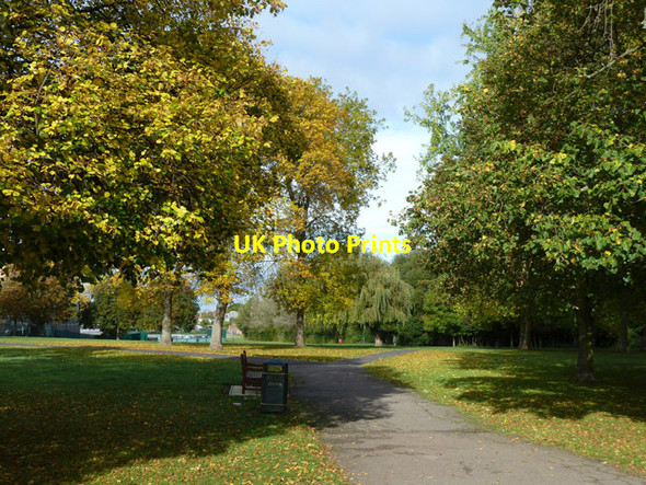 Photo 6"x4" Path, Woodcock Park Kenton\/TQ1788 c2012