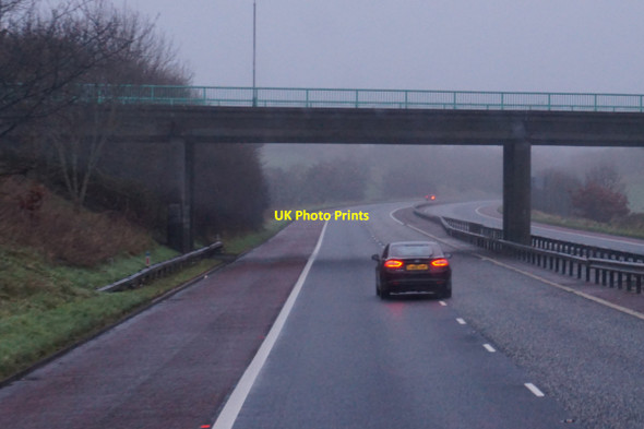 Photo 6"x4" Culnagrew Road goes over the M1 Moygashel c2015