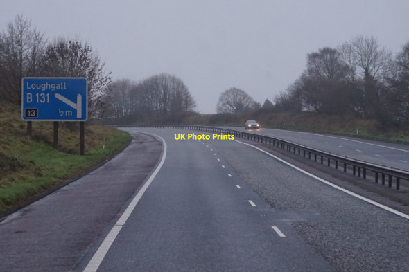 Photo 6"x4" M1 eastbound towards junction 13 Charlemont\/H8555 c2015