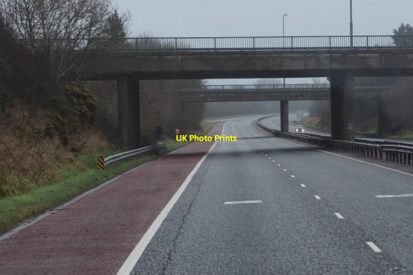 Photo 6"x4" The M1 eastbound at Junction 12 Scotch Street c2015