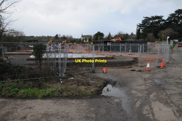 Photo 6"x4" Building site, Defford Road Pershore c2015
