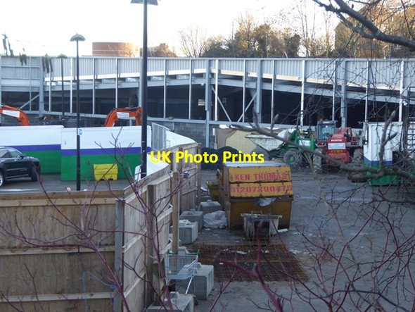 Photo 6"x4" New retail units under construction Hexham c2015
