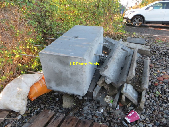 Photo 6"x4" Concrete Block Cholsey c2015