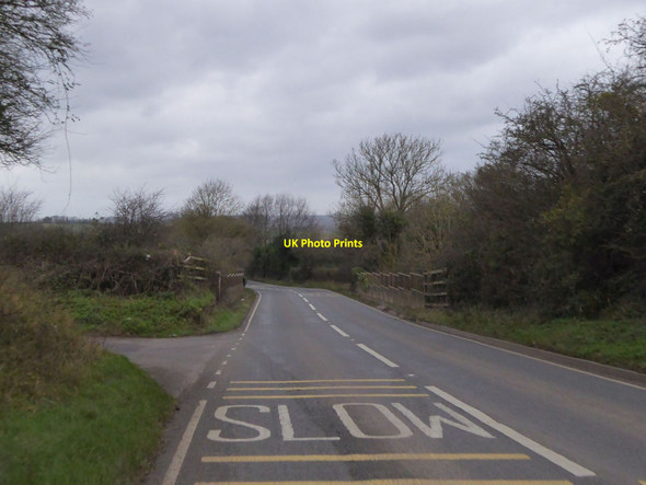 Photo 6"x4" Bridge over railway at Outwood Outwood\/ST3028 c2015