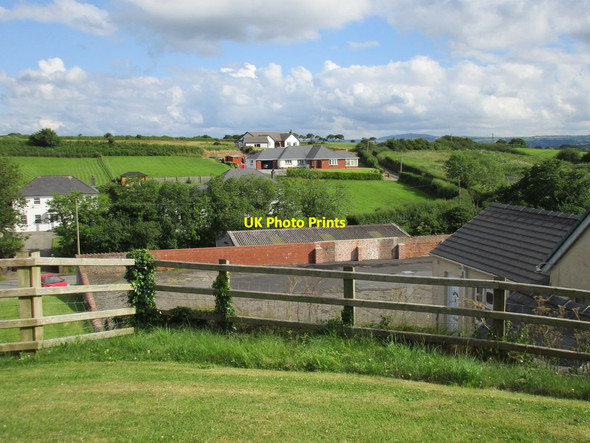 Photo 6"x4" View from the churchyard, Y Fervig Y Ferwig c2015