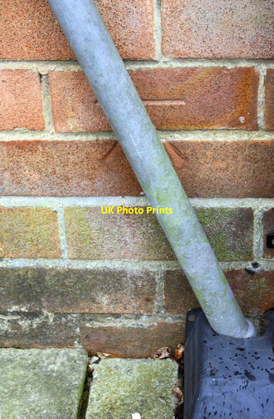Photo 6"x4" Benchmark on #112 Higher Coach Road Shipley\/SE1437 c2015