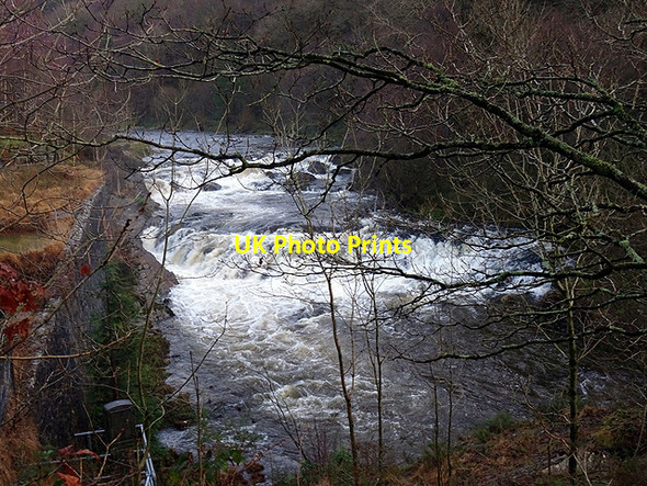 Photo 6"x4" Angry Rheidol Ystumtuen c2016