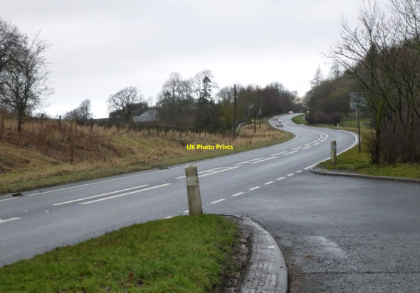 Photo 6"x4" The A68 heading towards Pathhead Fala\/NT4361 c2016