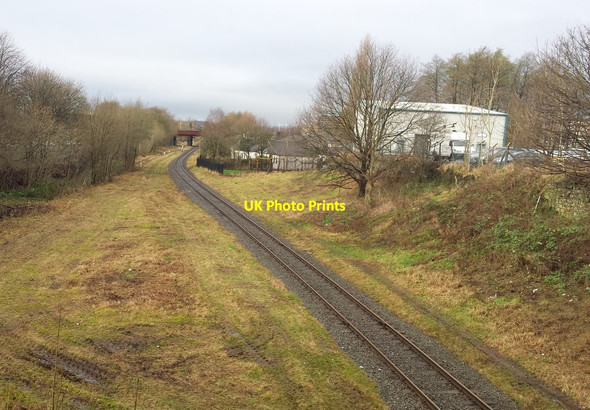 Photo 6"x4" Railway line, Bury Bury\/SD8010 c2016