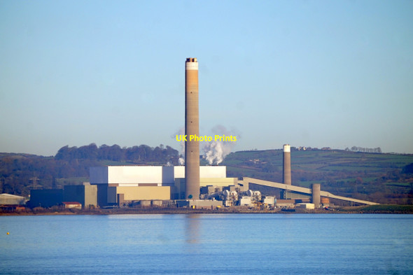 Photo 6"x4" Kilroot  Power Station Eden\/J4389 c2015