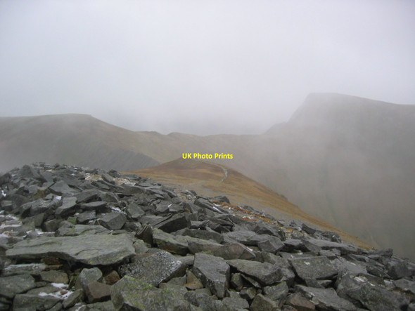Photo 6"x4" Summit Elidir Fawr Dinorwic c2015