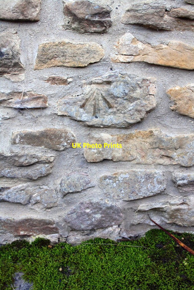 Photo 6"x4" Benchmark on 'Dashwood Cottage' Frilford Heath c2016