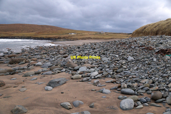 Photo 6"x4" Stones on Norwick beach Kirkaton c2016