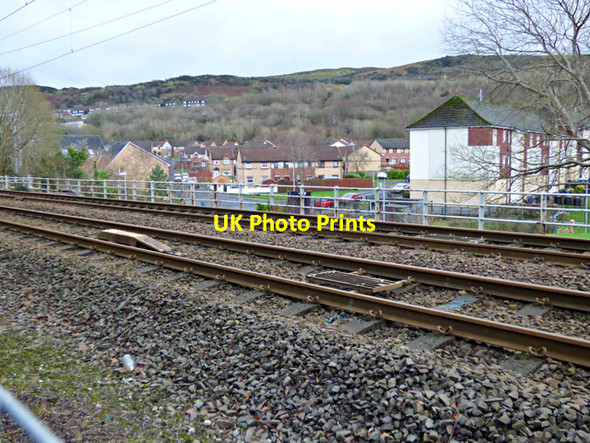 Photo 6"x4" Railway tracks at Ladyburn Greenock\/NS2776 c2016 P1