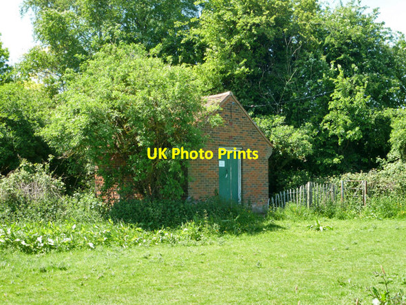 Photo 6"x4" Pump house near Moreton Bridge Pedlars End c2013