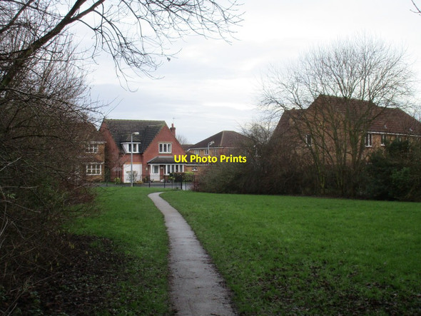 Photo 6"x4" Footpath to Hambling Drive Beverley c2016