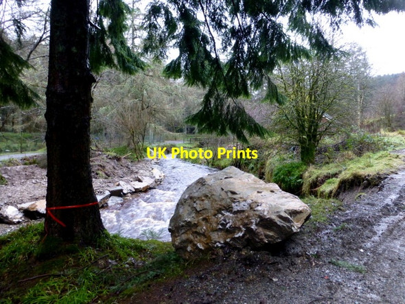Photo 6"x4" Stream, Gortin Glens Forest Park Gortin c2016