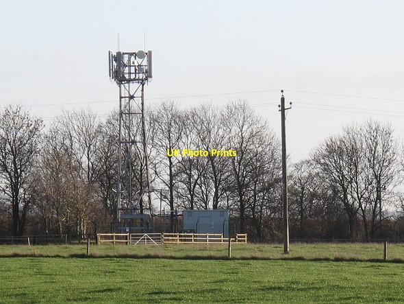 Photo 6"x4" Telecoms mast near the M6 Sandbach c2015