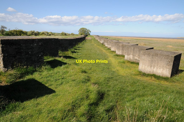 Photo 6"x4" World War II defences Beal\/NU0642 c2015