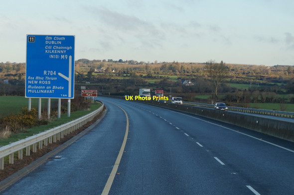 Photo 6"x4" The M9 Northbound towards junction 11 Mullinavat c2016 P2