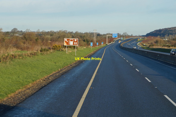 Photo 6"x4" M9 Northbound towards junction 10 Knocktopher c2016