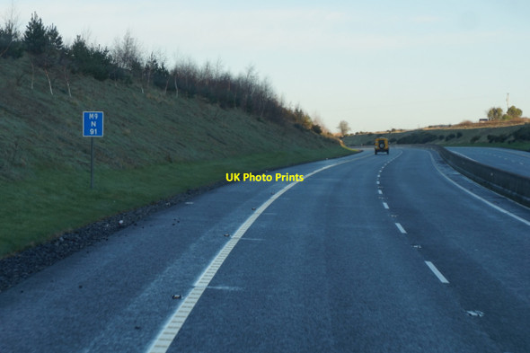 Photo 6"x4" M9 Northbound towards junction 9 Stoneyford\/S5243 c2016