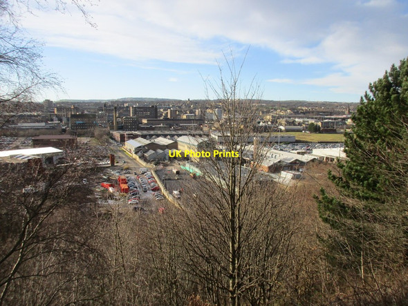 Photo 6"x4" View across the Colne Valley Huddersfield c2016
