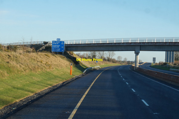 Photo 6"x4" The M9 Northbound towards junction 8 Bennettsbridge c2016