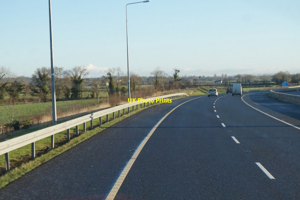 Photo 6"x4" M9 Northbound towards junction 7 Maddockstown c2016