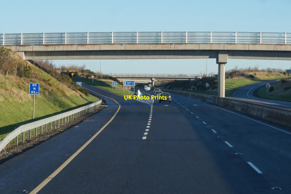 Photo 6"x4" M9 Northbound at junction 7 Paulstown c2016