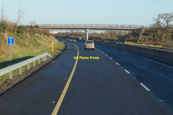 Photo 6"x4" M9 Northbound towards junction 6 Oldleighlin c2016