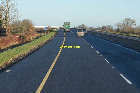 Photo 6"x4" M9 Northbound towards junction 6 Oldleighlin c2016