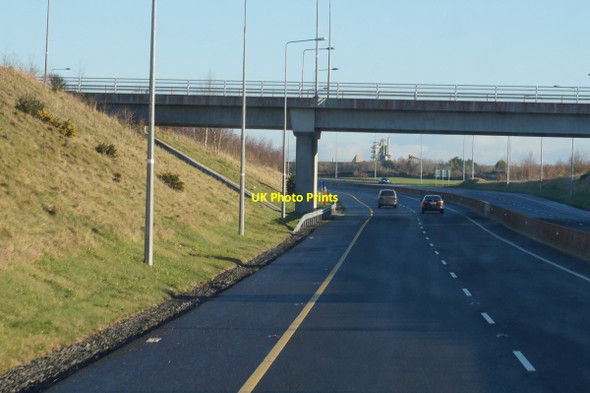 Photo 6"x4" The M9 northbound at junction 6 Nurney\/S7367 c2016