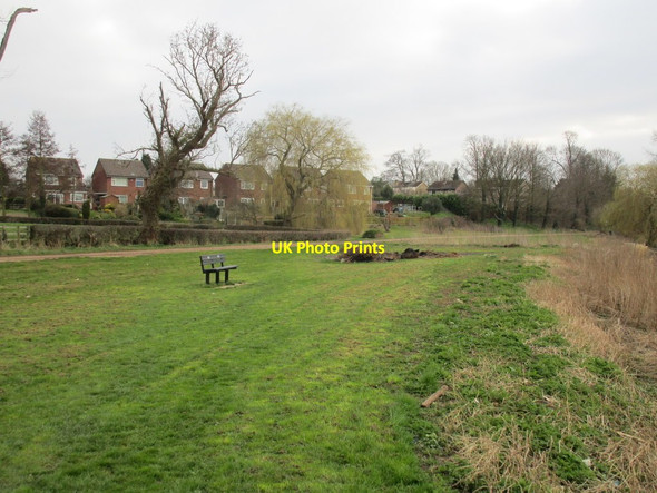 Photo 6"x4" Bench by the Trent Cokhay Green c2015