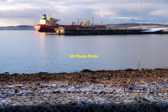 Photo 6"x4" Pier and jetty at Sullom Voe Scatsta c2016