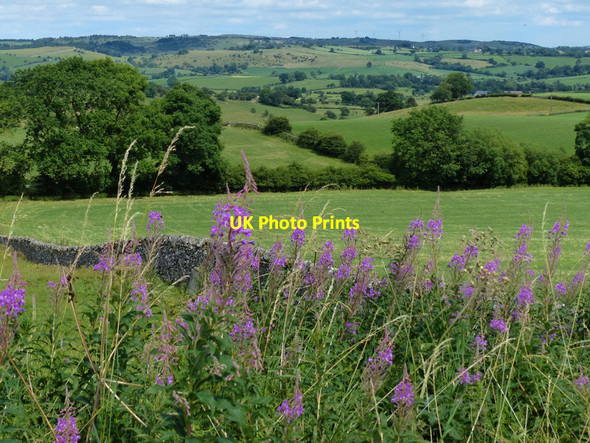 Photo 6"x4" View east from the Tissington Trail Tissington c2014