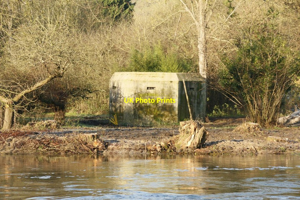 Photo 6"x4" Pillbox at Streatley Streatley\/SU5980 c2016