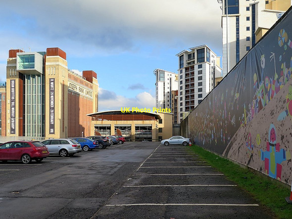 Photo 6"x4" Lower car park at Baltic Quay Newcastle upon Tyne c2016