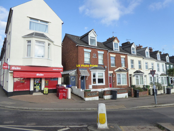 Photo 6"x4" Shop at the end of South Lawn Terrace, Exeter Exeter c2016