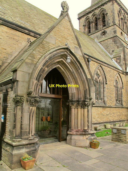 Photo 6"x4" St John's, Sandbach Heath: porch Sandbach c2016