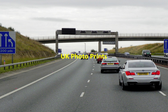 Photo 6"x4" A1(M) Southbound near to Knottingley Knottingley c2015