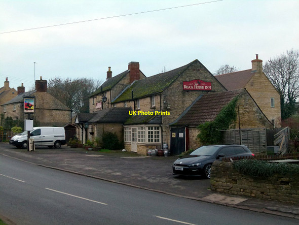 Photo 6"x4" The Black Horse Inn, Greetham Greetham\/SK9214 c2016
