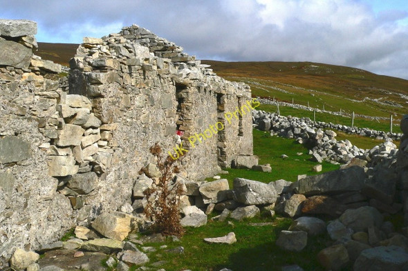 Photo 6"x4" Derelict cottage at Port Kilgoly c2005
